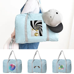Unisex Travel Large Capacity Bag Luggage WaterProof Nylon Foldable 3D Print