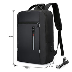 Unisex Travel Rucksack Shoulder Laptop Bag USB Charge School Large Backpack