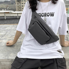 Unisex Waist Bag Fanny Pack Street Style Chest Bags Waterproof Crossbody Bag