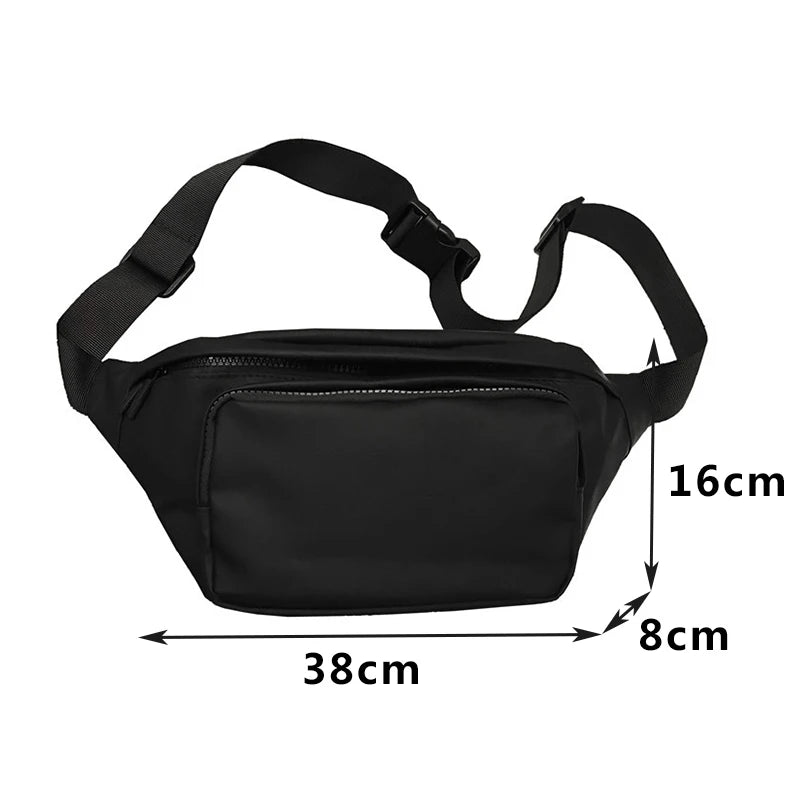 Unisex Waist Bag Fanny Pack Street Style Chest Bags Waterproof Crossbody Bag