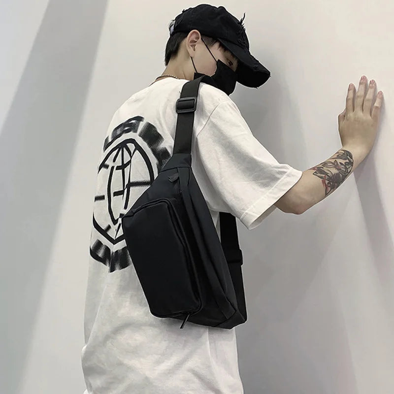 Unisex Waist Bag Fanny Pack Street Style Chest Bags Waterproof Crossbody Bag