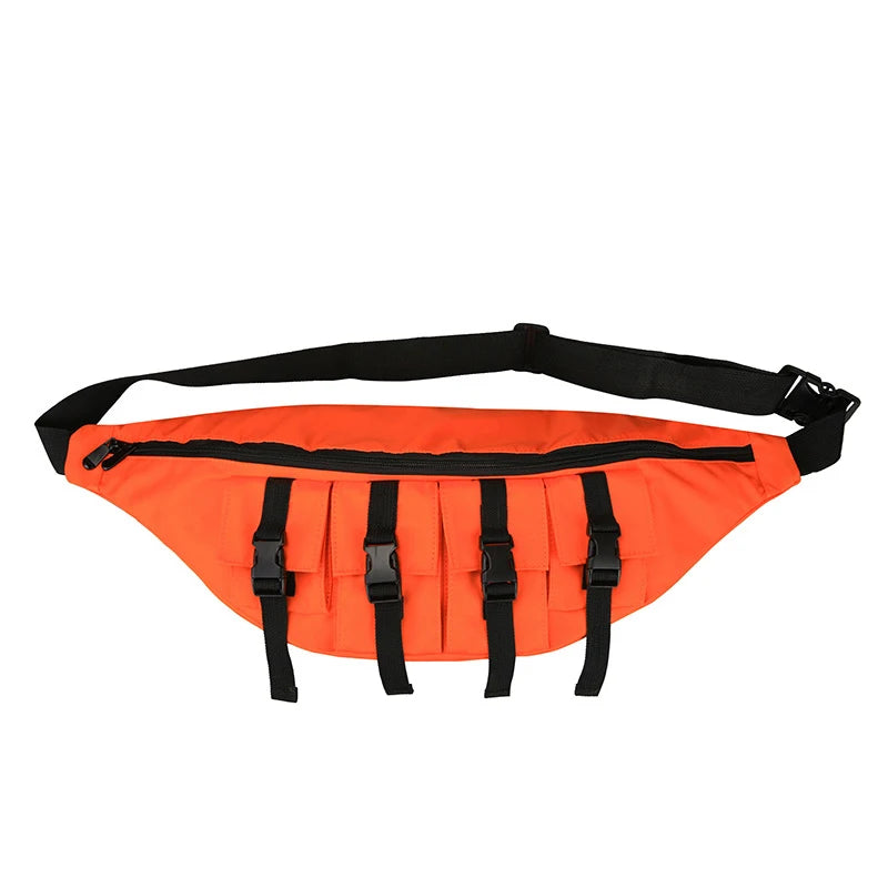 Waterproof Street Style Waist Bag Large Capacity