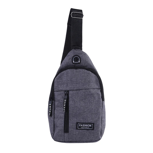 Unisex Waist Chest Bag Canvas Crossbody Pack Streetwear Fanny Pack