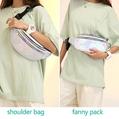 Waterproof Running Waist Fanny Pack Reflective Fitness Belt Bum Bag