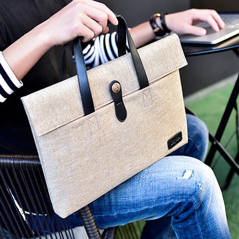 Unisex Zipper Laptop Bag Multi-function Liner Bag