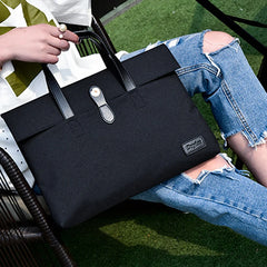 Unisex Zipper Laptop Bag Multifunction Handbag