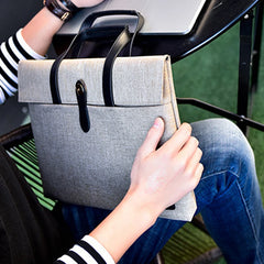 Unisex Zipper Laptop Bag Multifunction Handbag