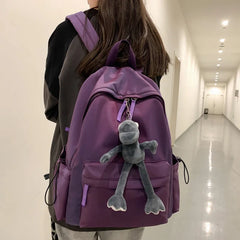 Unisex College Backpack Large Capacity Rucksack Laptop Bag