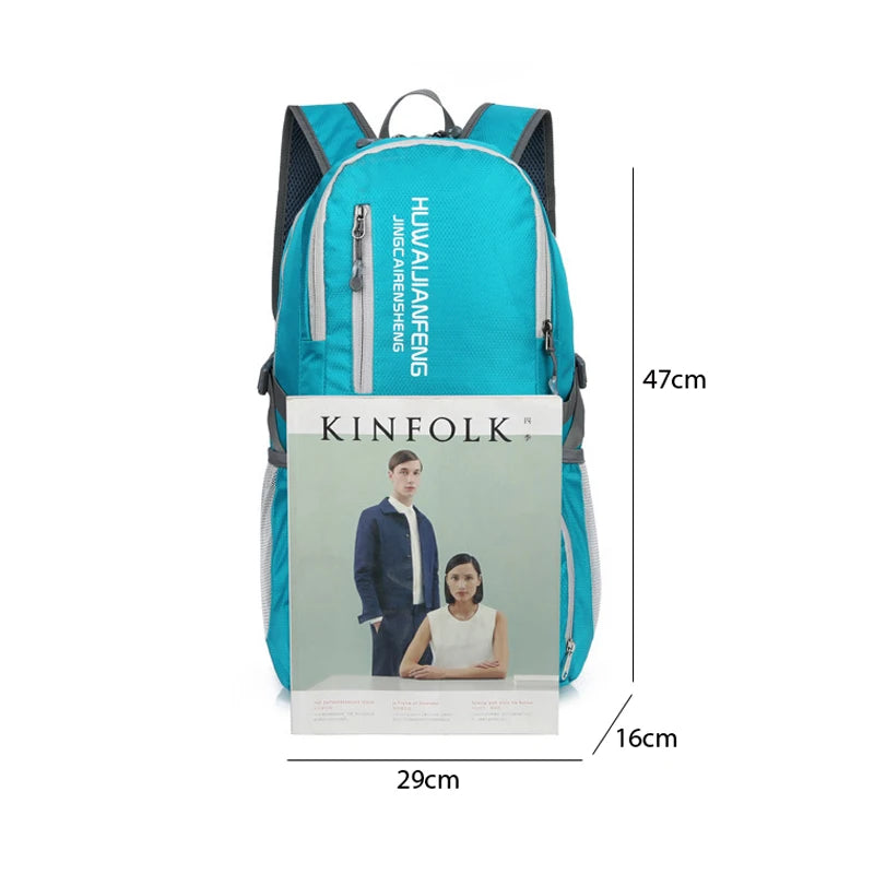 40L Waterproof Travel Backpack for Men - Outdoor Hiking Camping