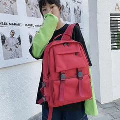 Unisex College Student Sports Backpack Large Capacity Laptop Bag