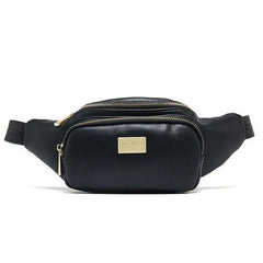 Women Fanny Pack Small Zipper Leather Waist Bag