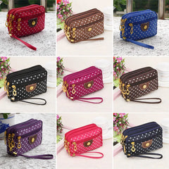Universal Large Wallet Women Mobile Phone Bag Outdoor Arm Shoulder Cover Case