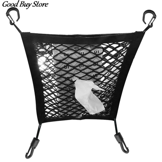 Car Trunk Organizer Mesh Storage Bag Auto Interior Seat Box Holder