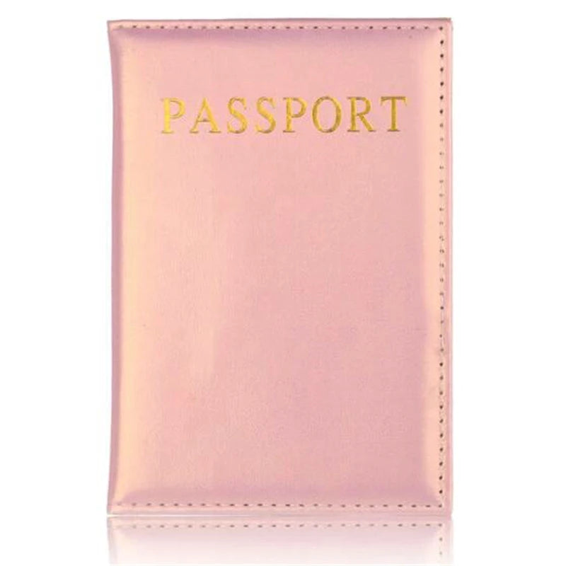 Leather Pink Passport Holder Lovely Girl Passport Case