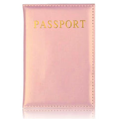 Leather Pink Passport Holder Lovely Girl Passport Case