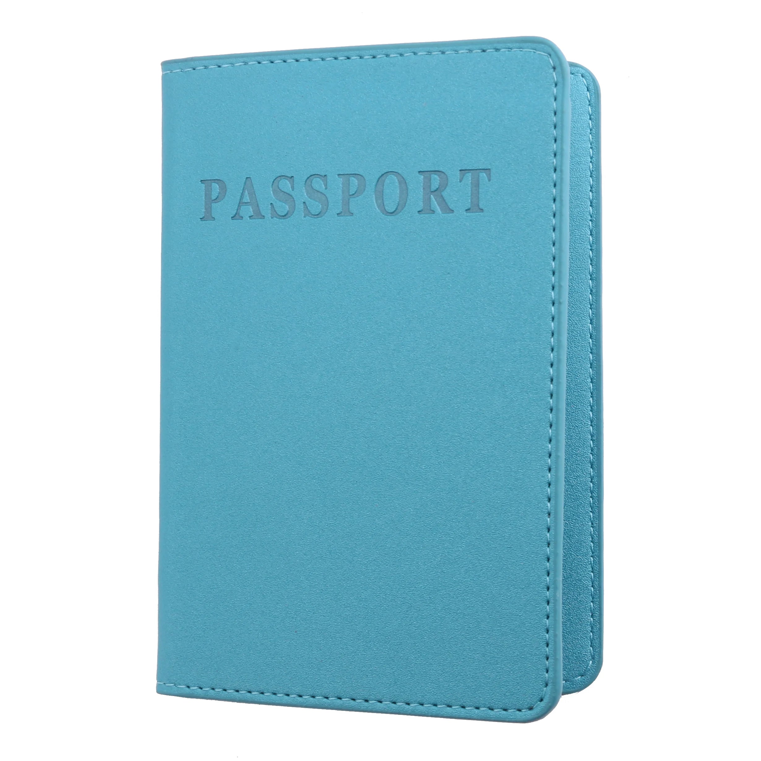 Nubuck Leather Passport Holder Cover for Men and Women