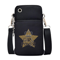 Leopard Print Arm Bag for iPhone Women Small Shoulder Cross Body Wrist Bag