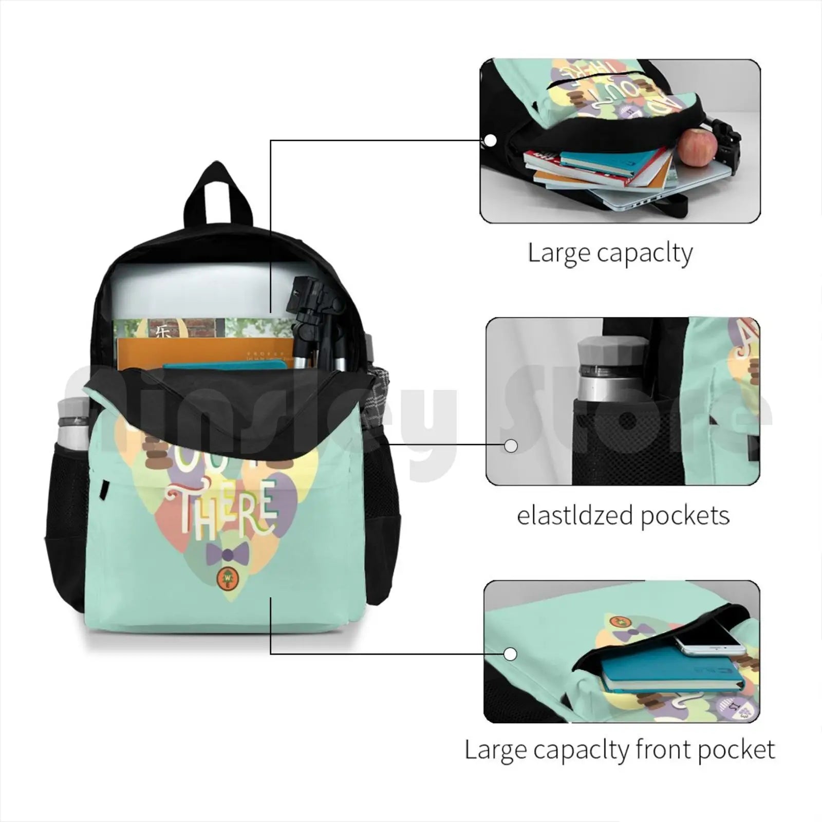 Up Adventure Is Out There Hiking Backpack Waterproof