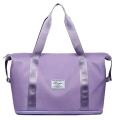 Women Travel Duffel Bag Expandable Large Capacity Waterproof