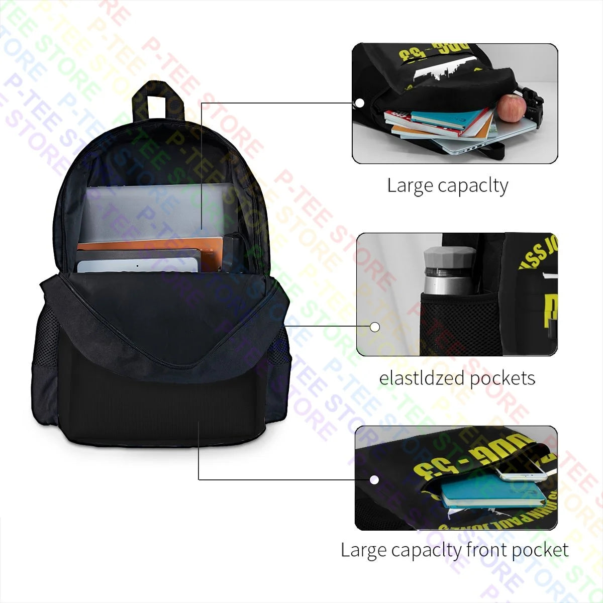 USS John DDG 53 Navy Marine Battleship Backpack