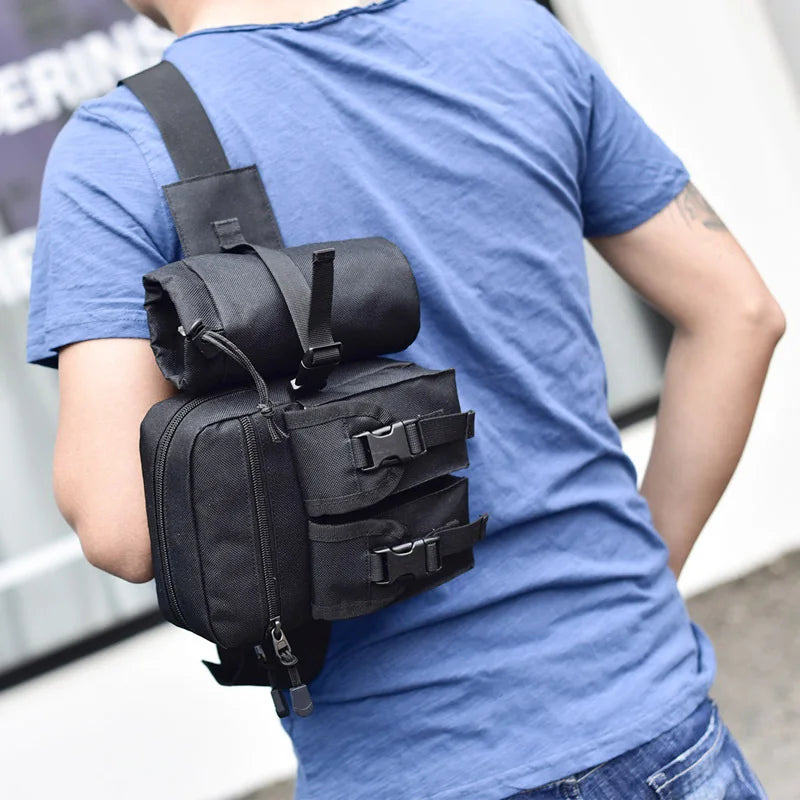 Tactical Waist Bag Fanny Pack Water Bottle Belt Pouch