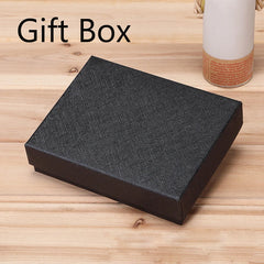 VE3033 Men's Leather Wallet Engraved, Birthday Anniversary Gift