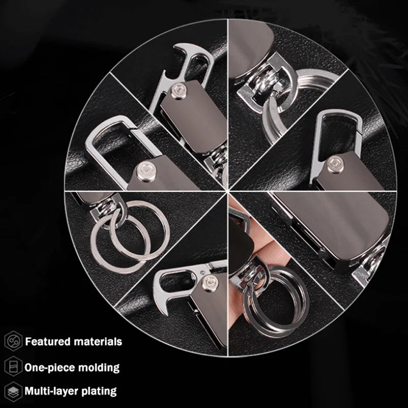 VM KISS Alloy Key Holder Metallic Keychain Organizer