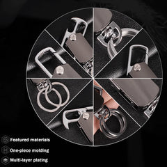 VM KISS Alloy Key Holder Metallic Keychain Organizer