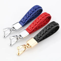 VM KISS Unisex High Sheepskin Keychains Wallets Car Key Ring Holder