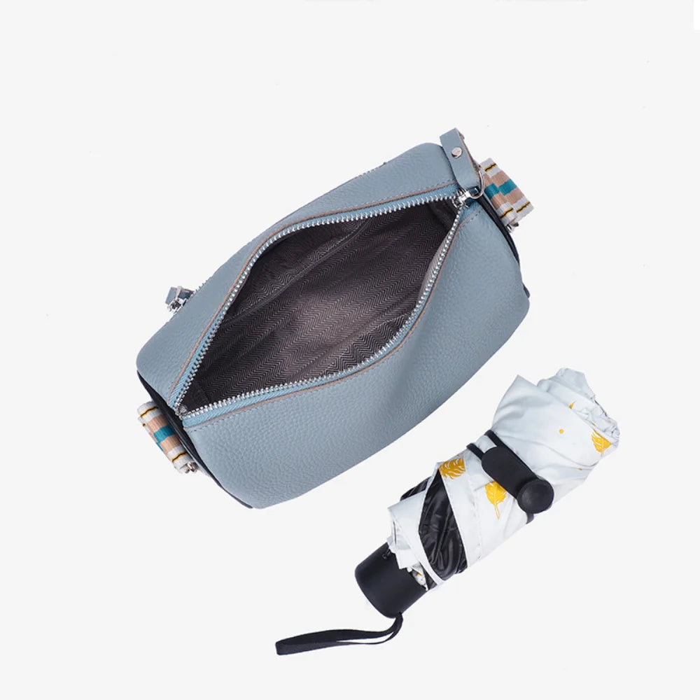 Vegan Leather Crossbody Pillow Bag Women Shoulder Handbag