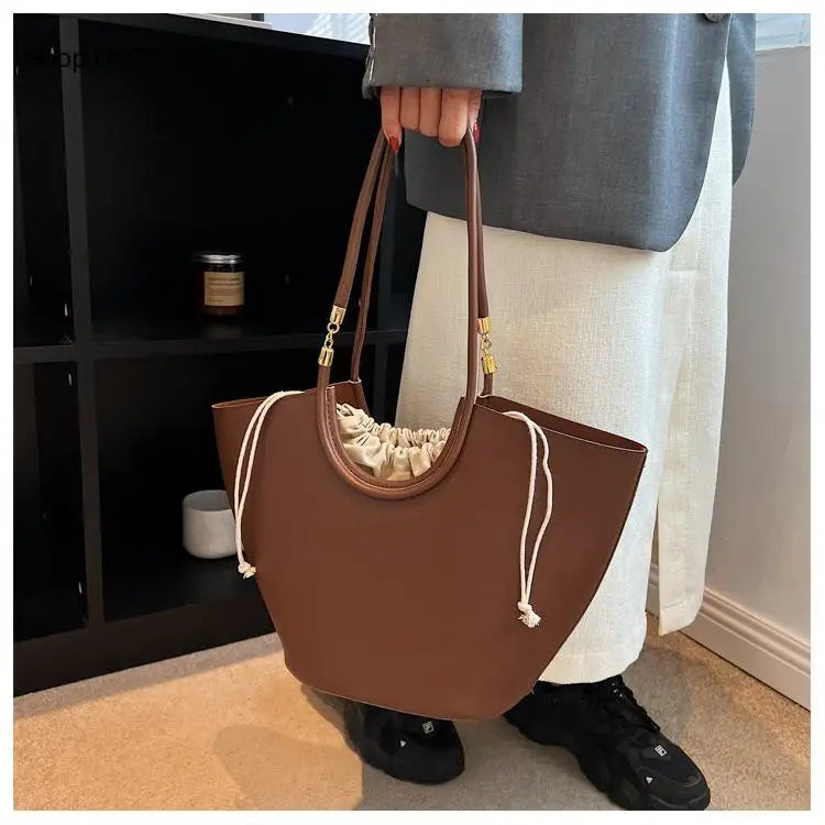 Vegetable Basket Bucket Bag Tote Shoulder Bag Women's Handbag