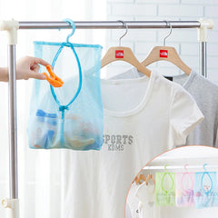 Velishy Hanging Clothespin Bags Multi-purpose Bag For Travel 22x37cm Random