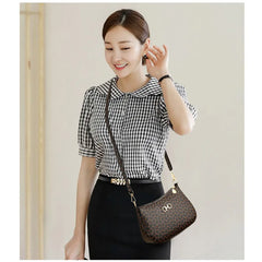 Crossbody Shoulder Bag with Multiple Pockets for Women