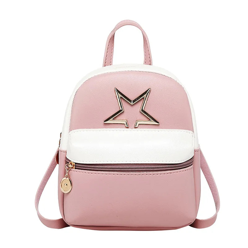 Red Mini Backpack Small Purse Women Shoulder Bag