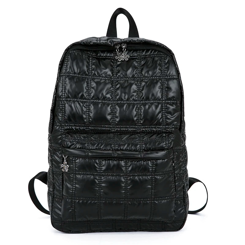 Winter Women Backpack Warm Rucksack Soft Shoulder Bag