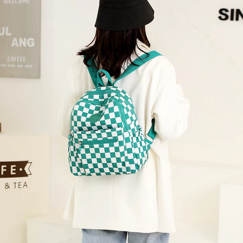 Waterproof Travel Backpack for Women Floral School Bag