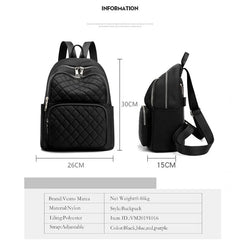 Waterproof Travel Women Backpack in Red