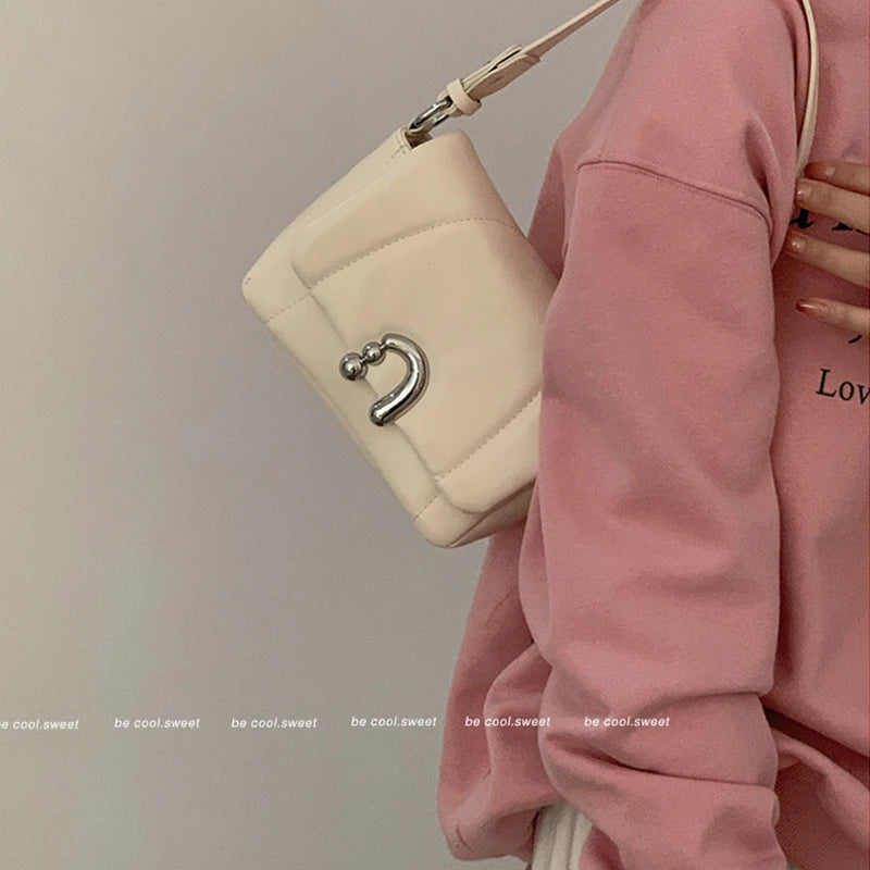 Versatile Ins Bags for Women Underarm Shoulder Messenger Work Handbag