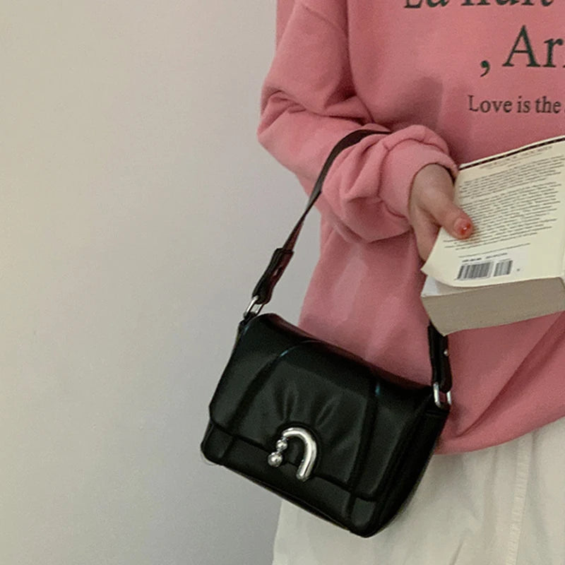 Versatile Ins Bags for Women Underarm Shoulder Messenger Work Handbag
