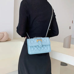 Versatile Shoulder Bag Women PU Leather Small Satchels Ladies Solid Crossbody