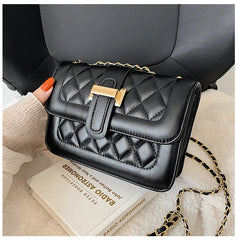 Versatile Shoulder Bag Women PU Leather Small Satchels Ladies Solid Crossbody