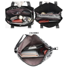 Leopard Chain Women Tote Bag + Wallet Set