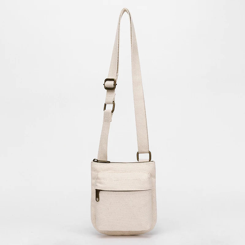 Canvas Mini Crossbody Bag for Women