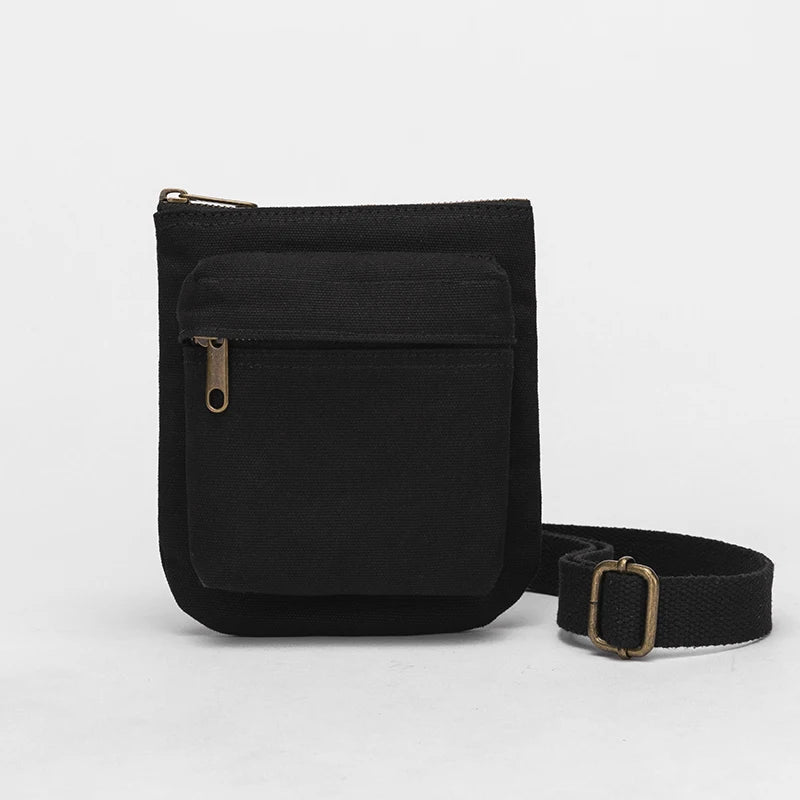 Canvas Mini Crossbody Bag for Women