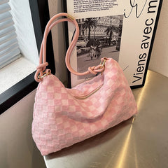 Lady Single-Shoulder Bag Solid Casual Totes Outdoor ShoppingPack