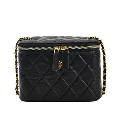 Women's Bucket Chain Shoulder Bag PU Leather Messenger Bag