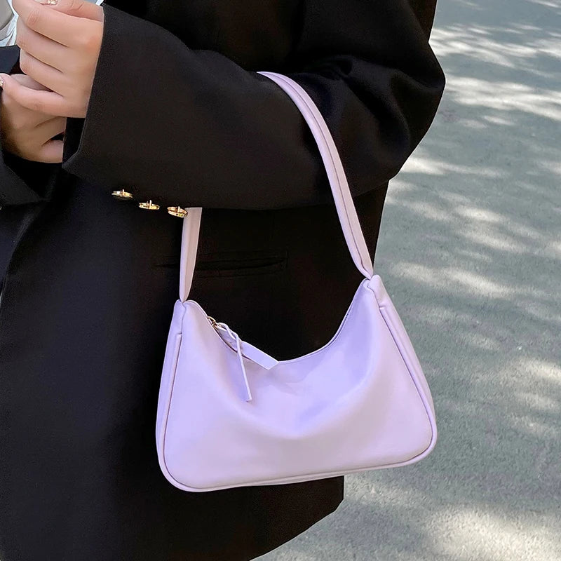 Women's Retro PU Leather Shoulder Bag Casual Handbags