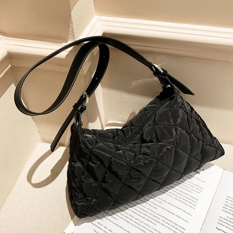 Winter Style Ladies Shoulder Bag Nylon Hand-held Messenger Bag