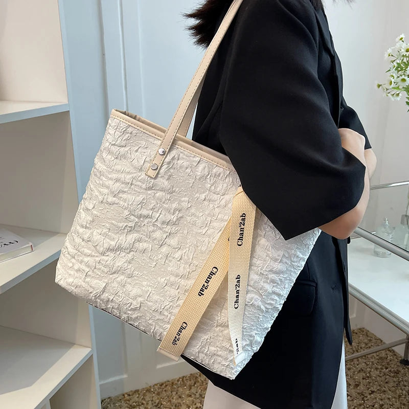 Women's Large Capacity Handbag Shoulder Bag for Travel Shopping