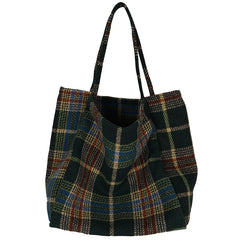 Women's Large Capacity Vintage Handbag Shoulder Tote Daily Bag
